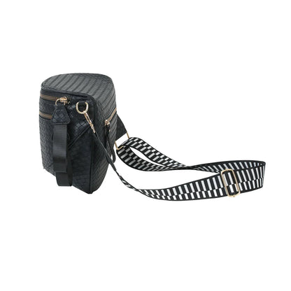 GoFree - Woven Leather Bum Bag